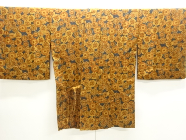 JAPANESE KIMONO / DOCHUGI COAT / FLOWER